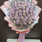 ช่อแบงค์ม้วนดอก60ใบ