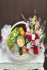 กระเช้าผลไม้ดอกไม้สด-FB1010 - Image 4