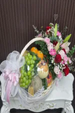 กระเช้าผลไม้ดอกไม้สด-FB1010 - Image 3