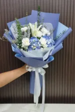 ช่อดอกไม้สดสีฟ้า-BF1013 - Image 4