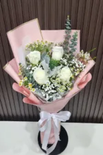 ช่อดอกกุหลาบขาว-LR1004 - Image 2