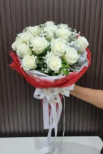 ช่อดอกกุหลาบขาว-WR1014 - Image 3