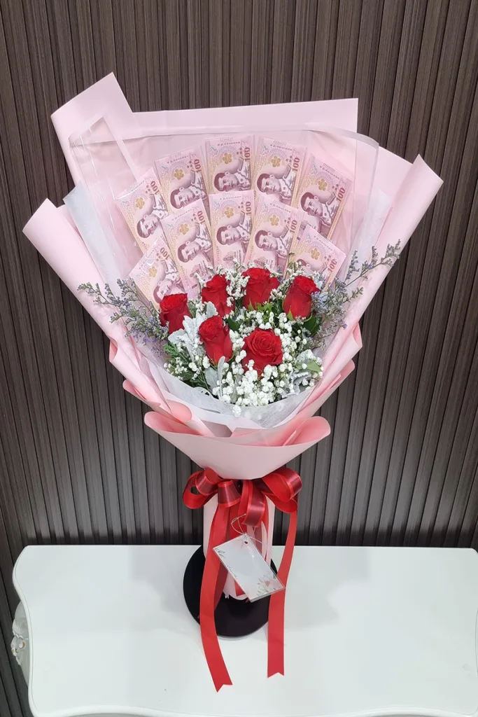 ช่อเรียงแบงค์ร้อย