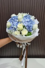 ช่อดอกไม้สดสีฟ้า-FB1014 - Image 3