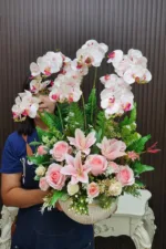 กระถางดอกกล้วยไม้ประดิษฐ์