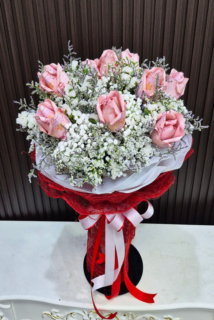 ช่อแบงค์ร้อยพับ