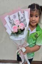 ดอกไม้ปลอม3ดอก